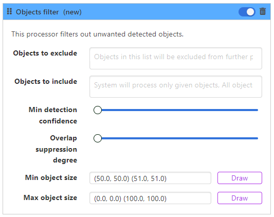 OSD settings module