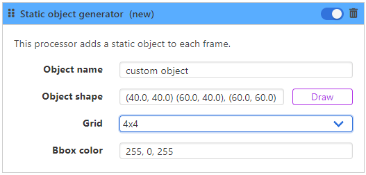 Static object generator
