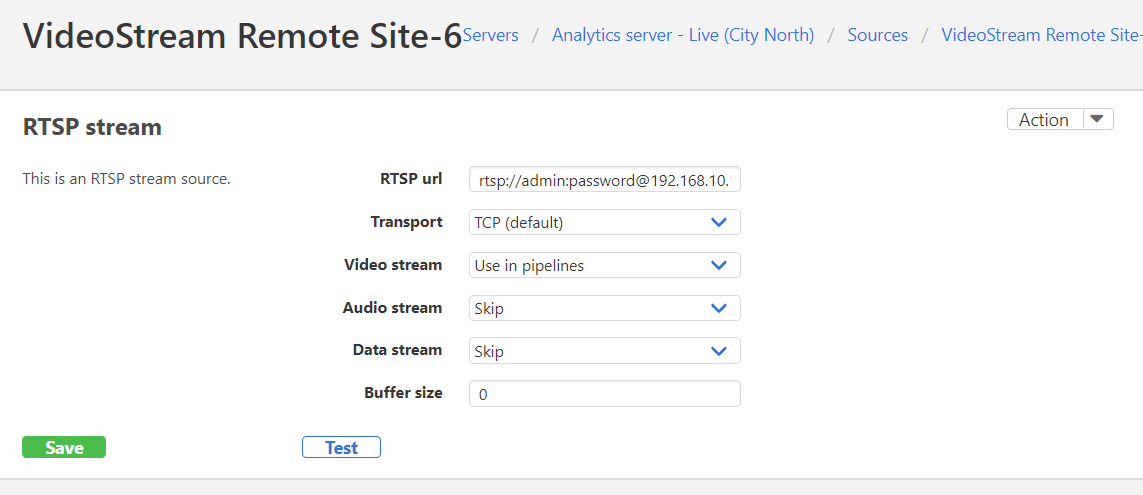 RTSP input